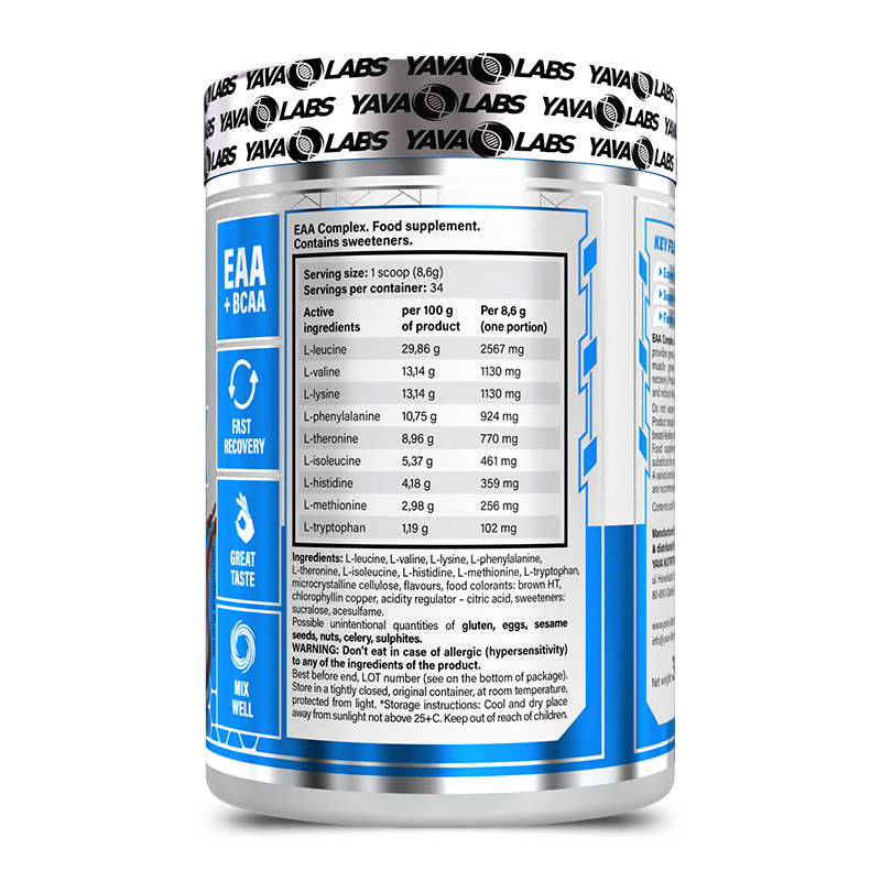 Yava Labs EAA Complex Essential amino Acids