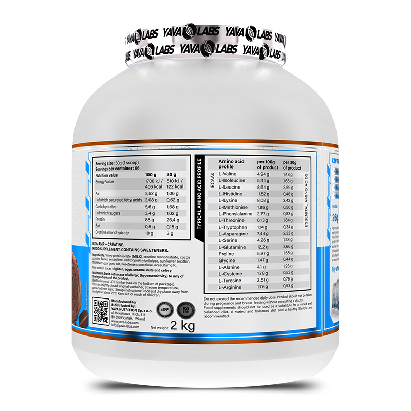 Yava Labs ISO CAMP + CREATINE